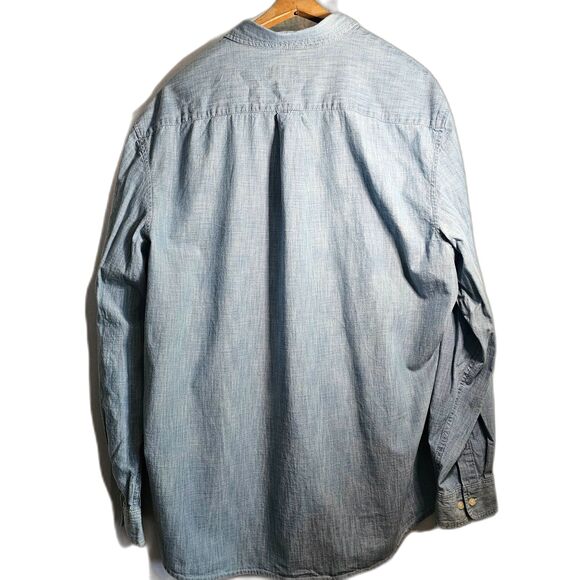 U.S. Polo Assn. Denim Men's Button Up Jean Shirt 100% Cotton sz 2XL - Picture 2 of 8